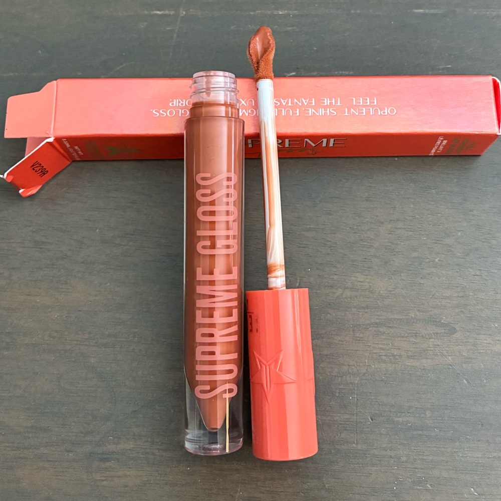 Jeffree Star Supreme Lip Gloss in Nude Garden Full Pigment New in Box